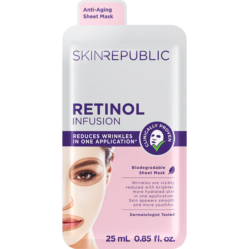 Retinol Infusion Face Sheet Mask
