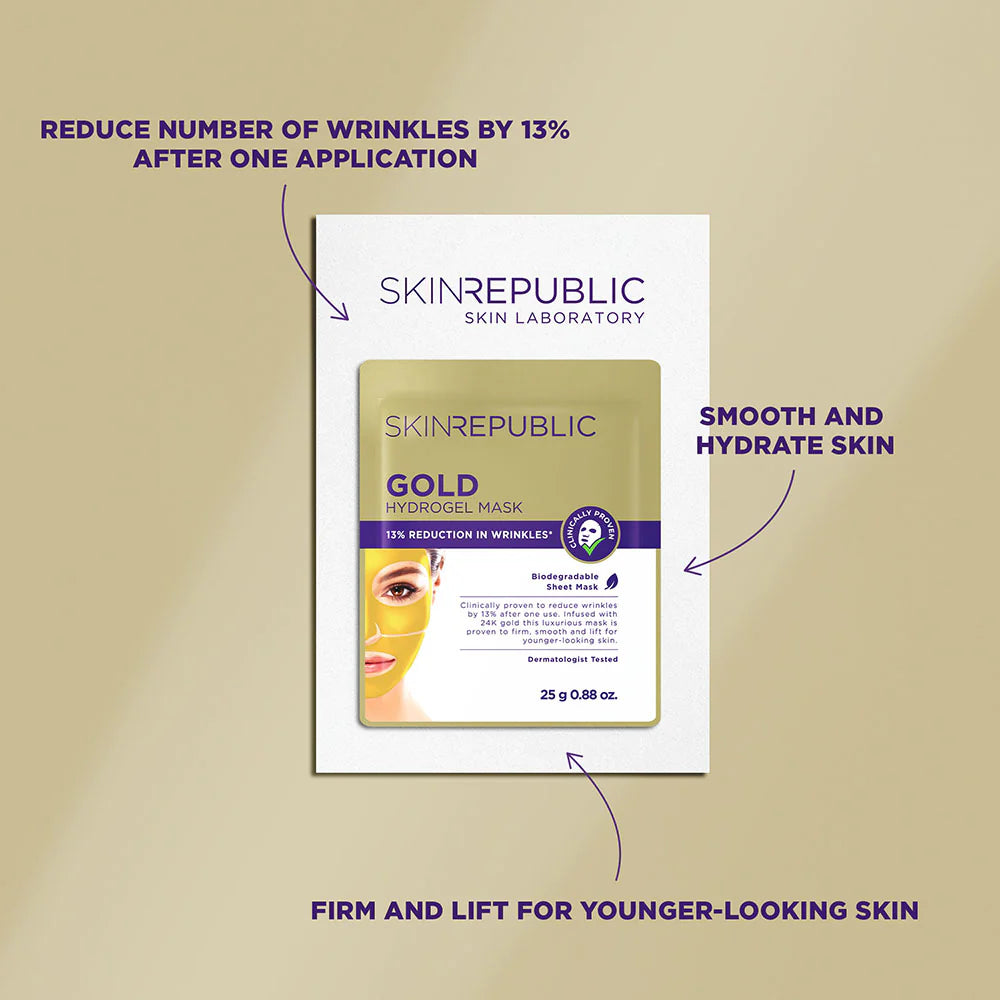 Gold Hydrogel Face Sheet Mask