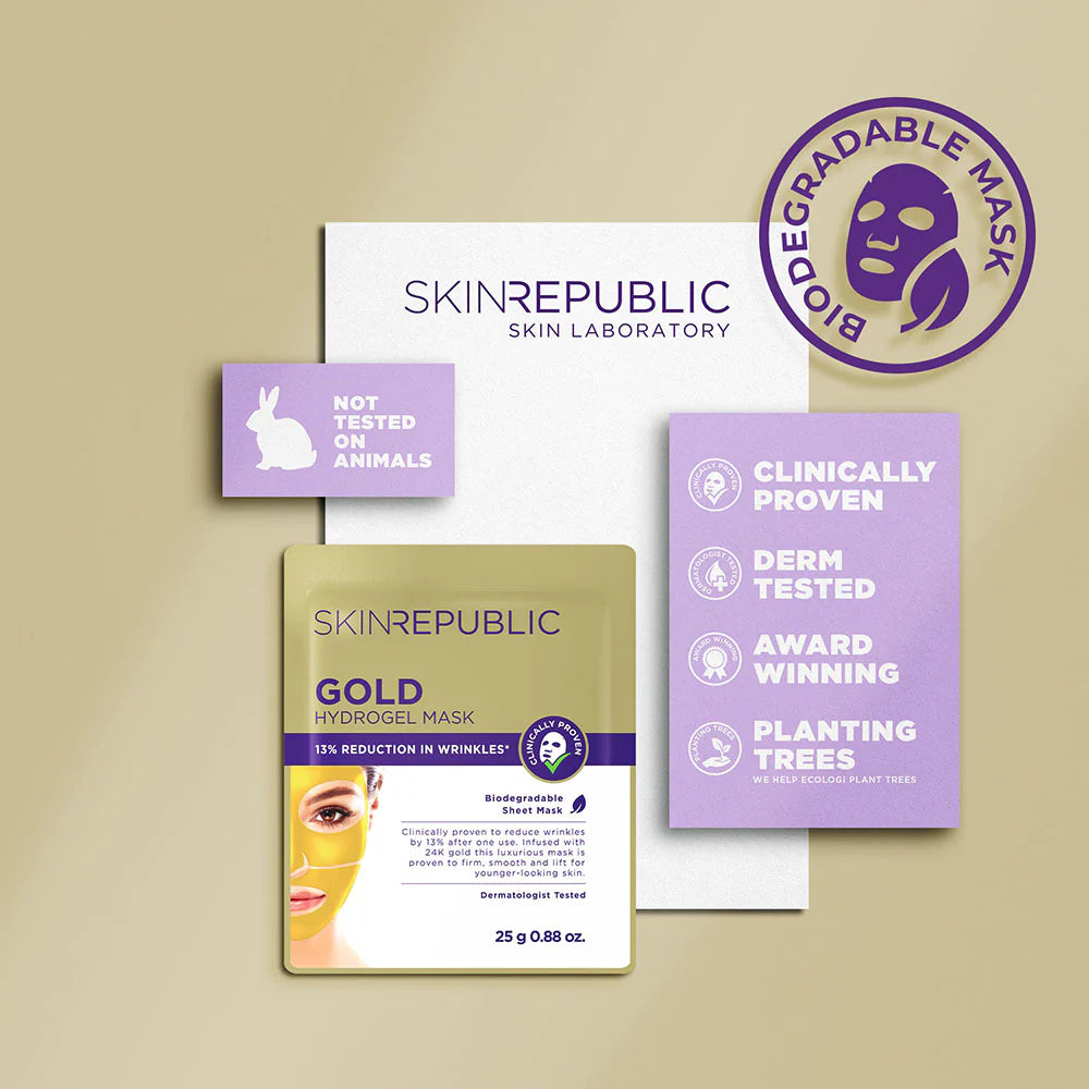 Gold Hydrogel Face Sheet Mask