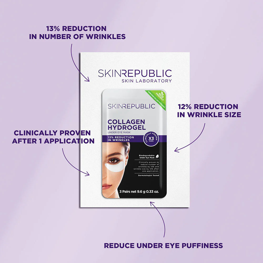 Collagen Hydrogel Under-Eye Patches (3 Pairs)