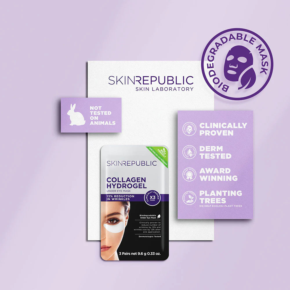 Collagen Hydrogel Under-Eye Patches (3 Pairs)