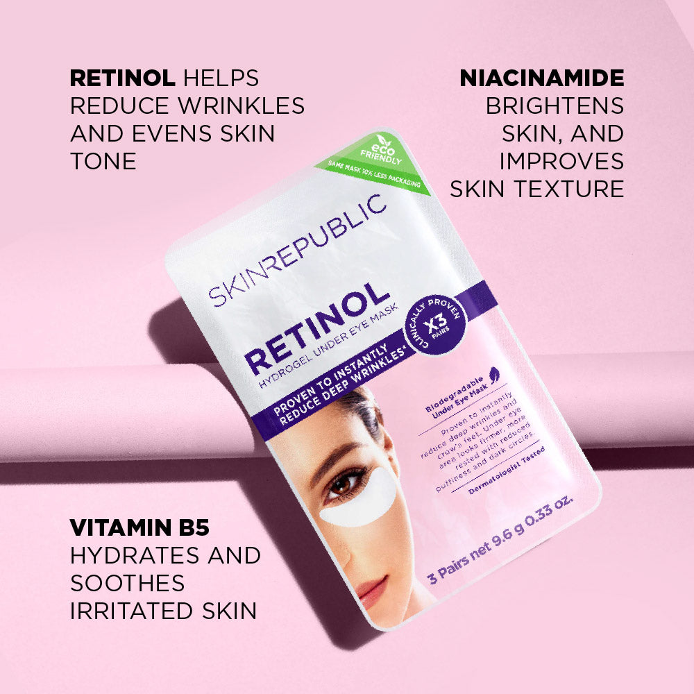 Retinol Hydrogel Under-Eye Patches (3 Pairs)