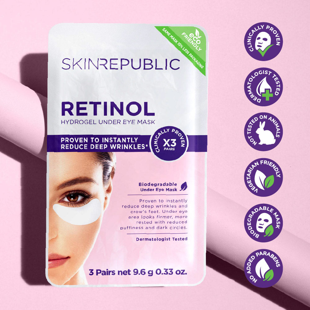 Retinol Hydrogel Under-Eye Patches (3 Pairs)