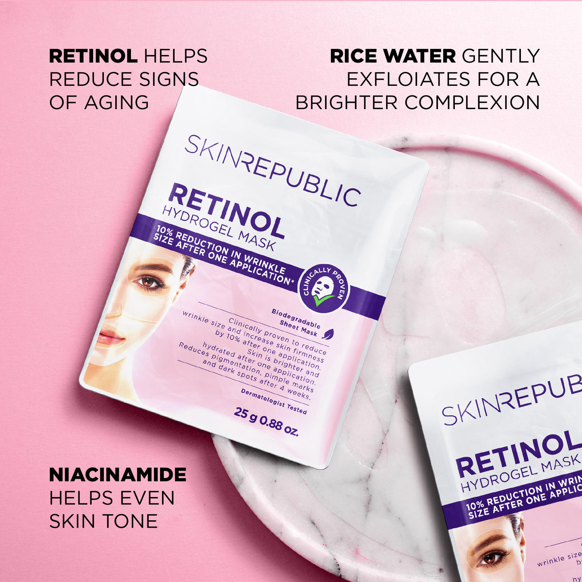 Retinol Hydrogel Face Sheet Mask