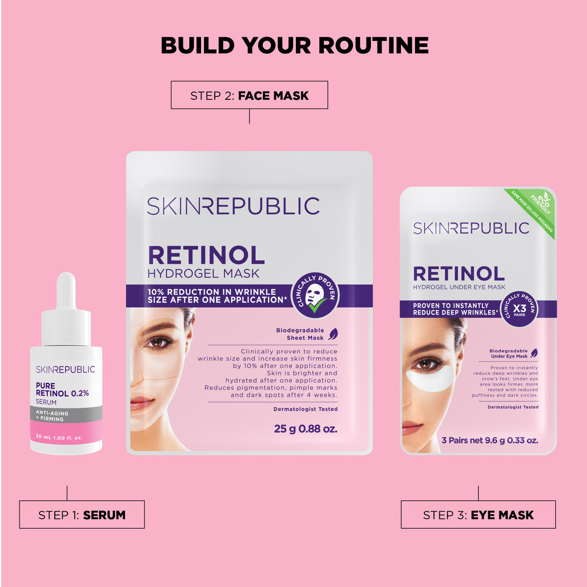 Retinol Hydrogel Face Sheet Mask
