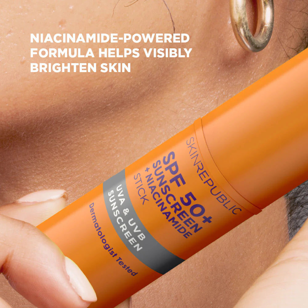 SPF 50+ Sunscreen + Niacinamide 5% Stick
